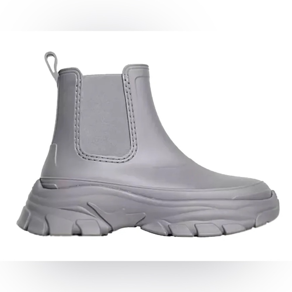 Men’s Chelsea Wellington Boots - Chunky sole in Grey